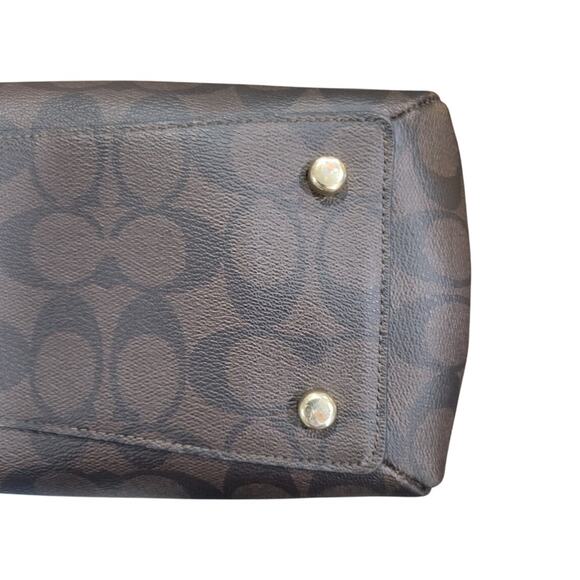 Coach Sage Carryall Signature Canvas Bag Shoulder‎ Crossbody Purse Classic - Picture 10 of 16